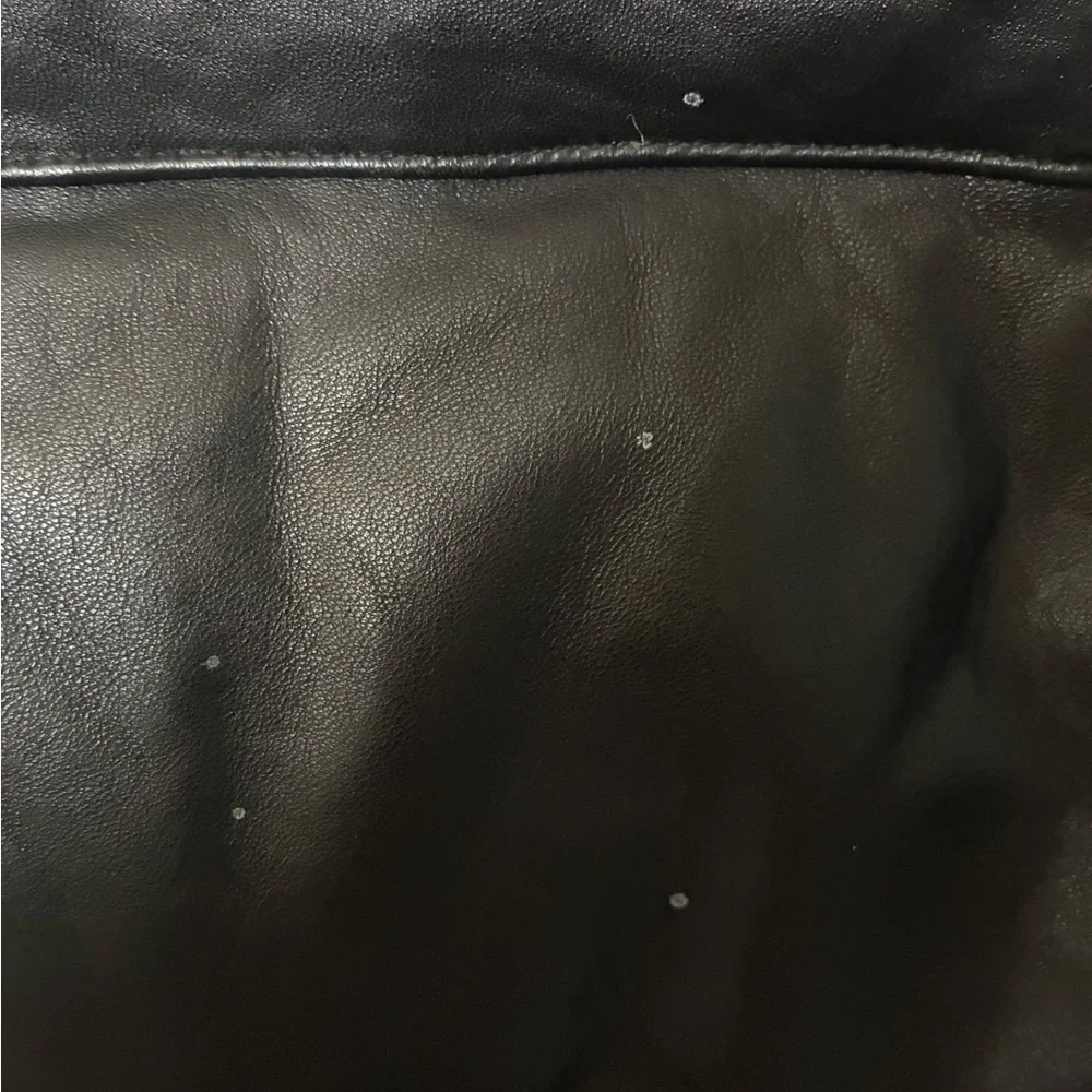 Vintage FUBU Sports Leather Puffer Vest - Black - Men’s Large - Y2K Streetwear - Picture 8 of 8